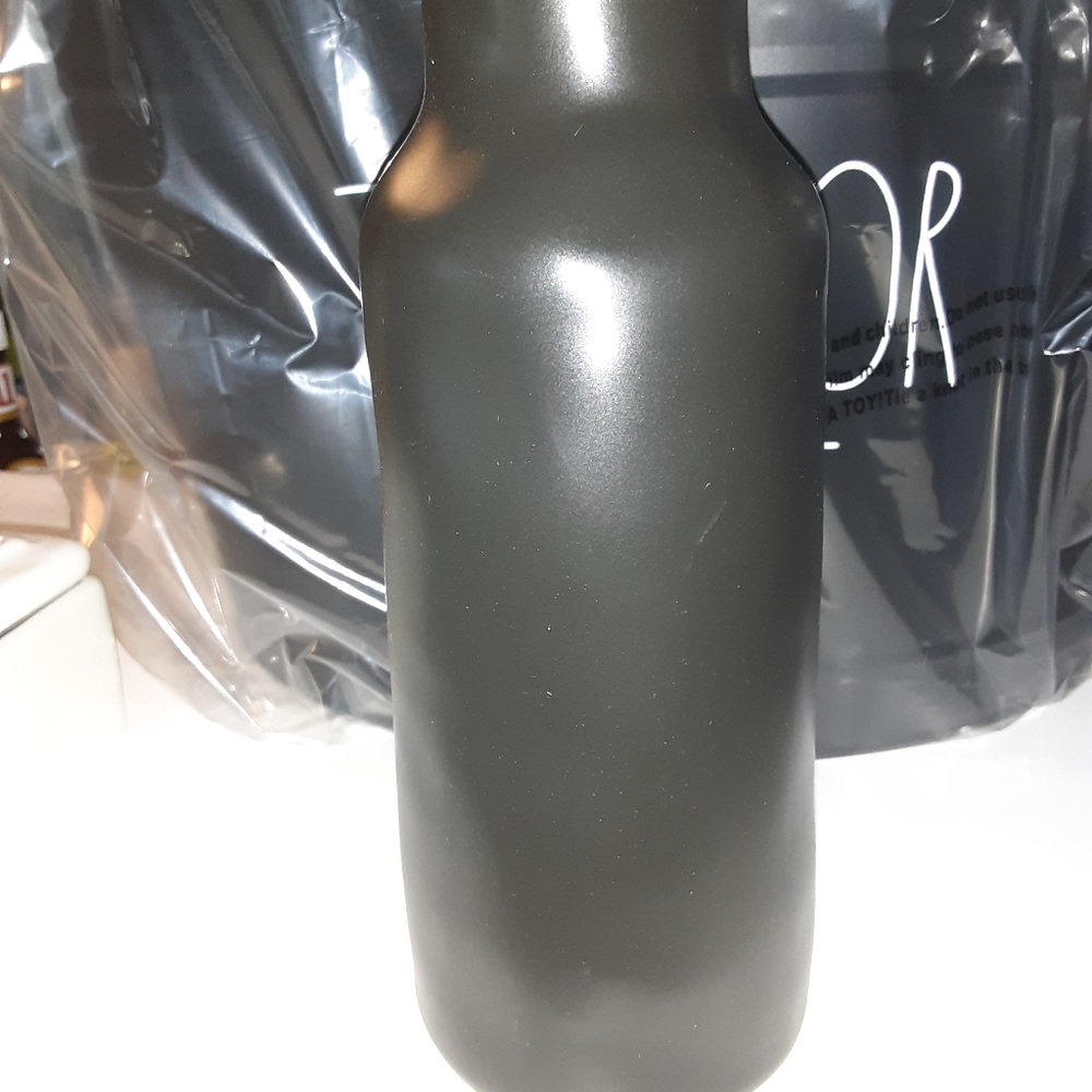 Rae Dunn Black Grow vase New